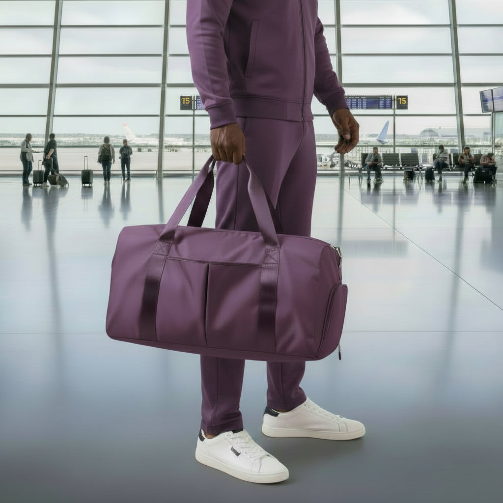 Waterproof Fitness Sports Travel Duffel Bag - Versatile Weekender for Men and Women